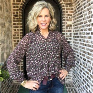 CAbi Spring 2020 Knife Pleat Blouse